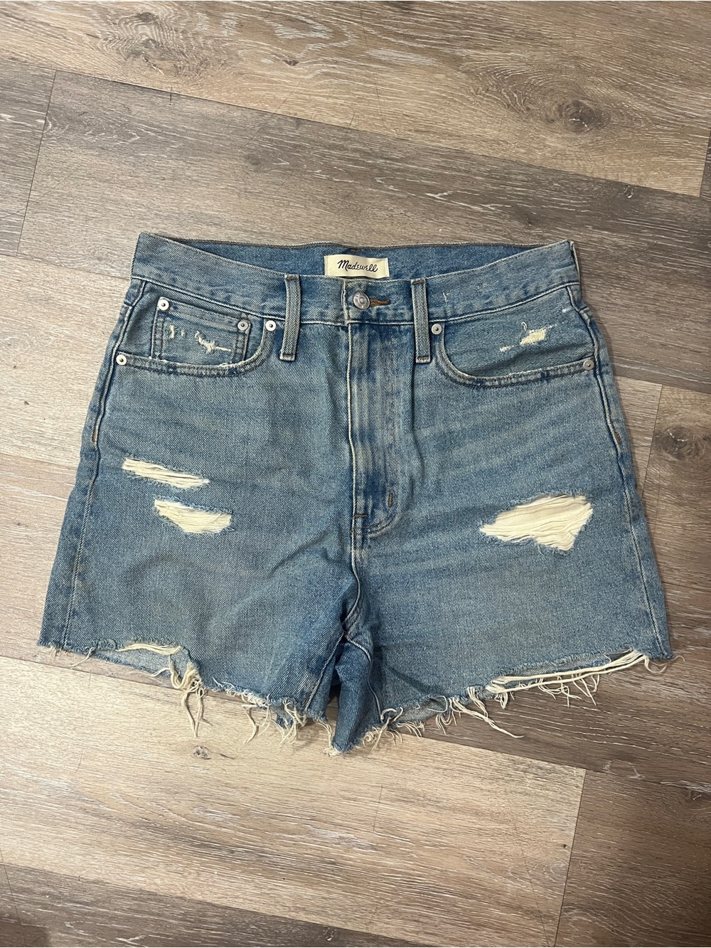 Madewell Mom Jean Shorts